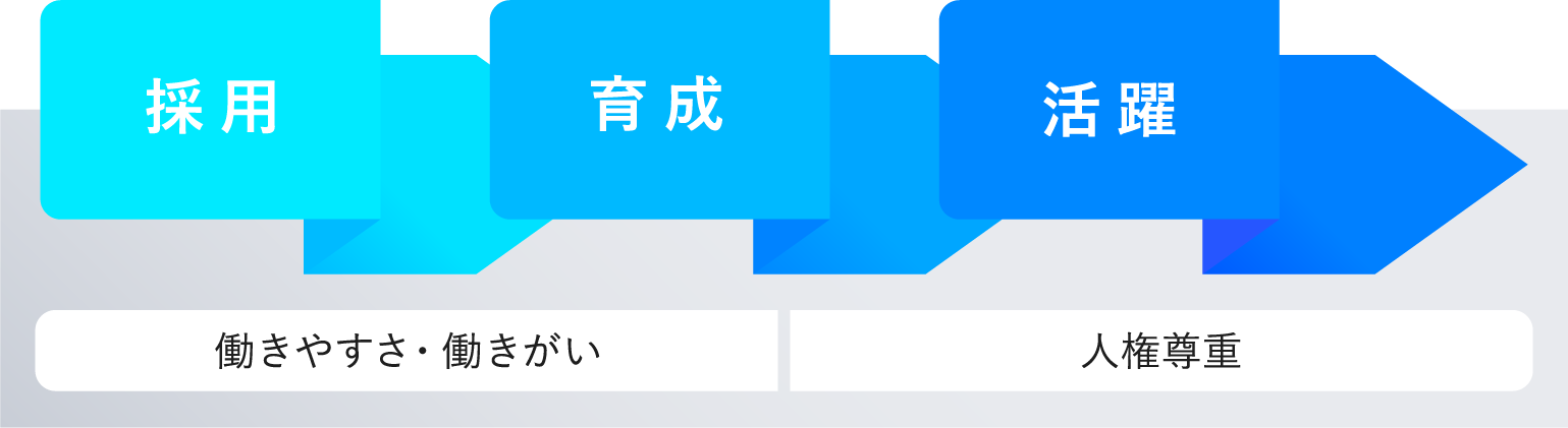 育成 採用 活躍